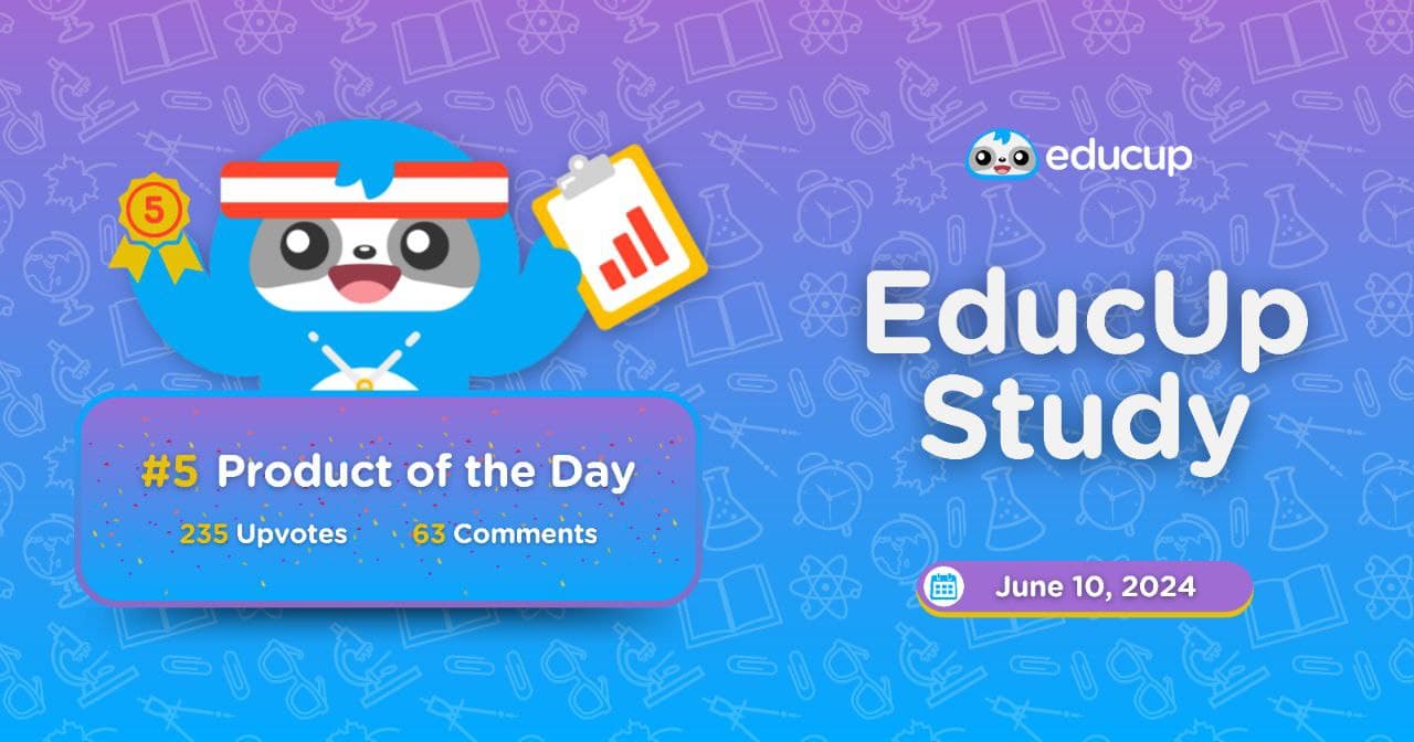 Launching EducUp Study on Product Hunt: Our Experience ๐