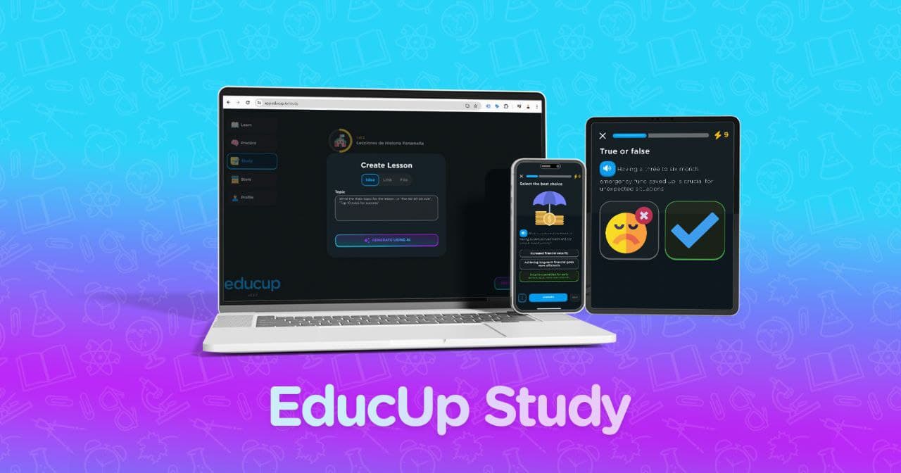 EducUp Study: Aprende de Forma Personalizada y Entretenida 馃挋