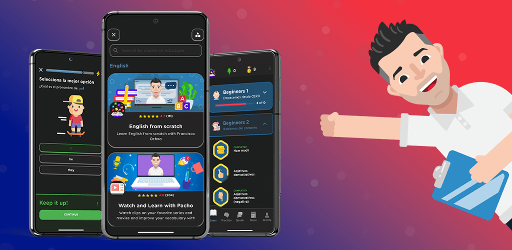 ¡El profe Pacho lanza su propia app: Inglés Fácil! 🚀