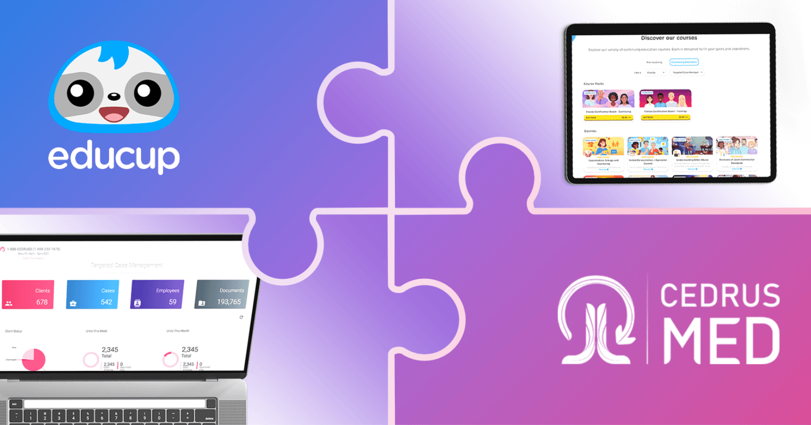 EducUp partners with CedrusMed to enhance continuing education for mental health professionals 💥